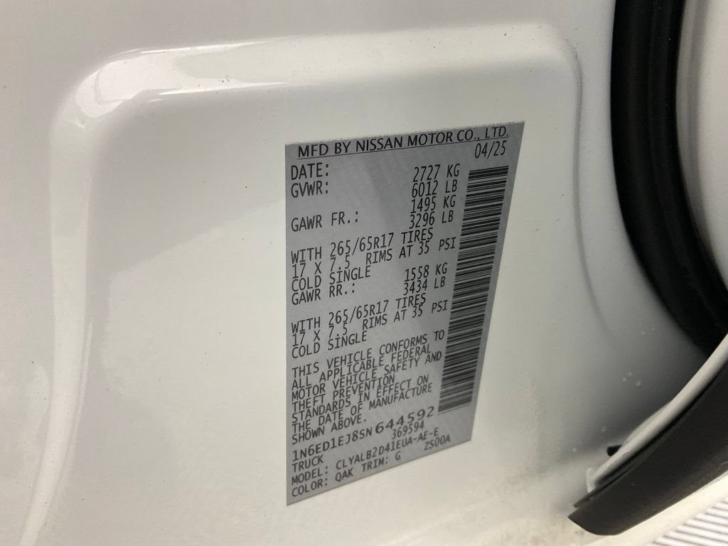 Used 2025 Nissan Frontier SV RWD image 25
