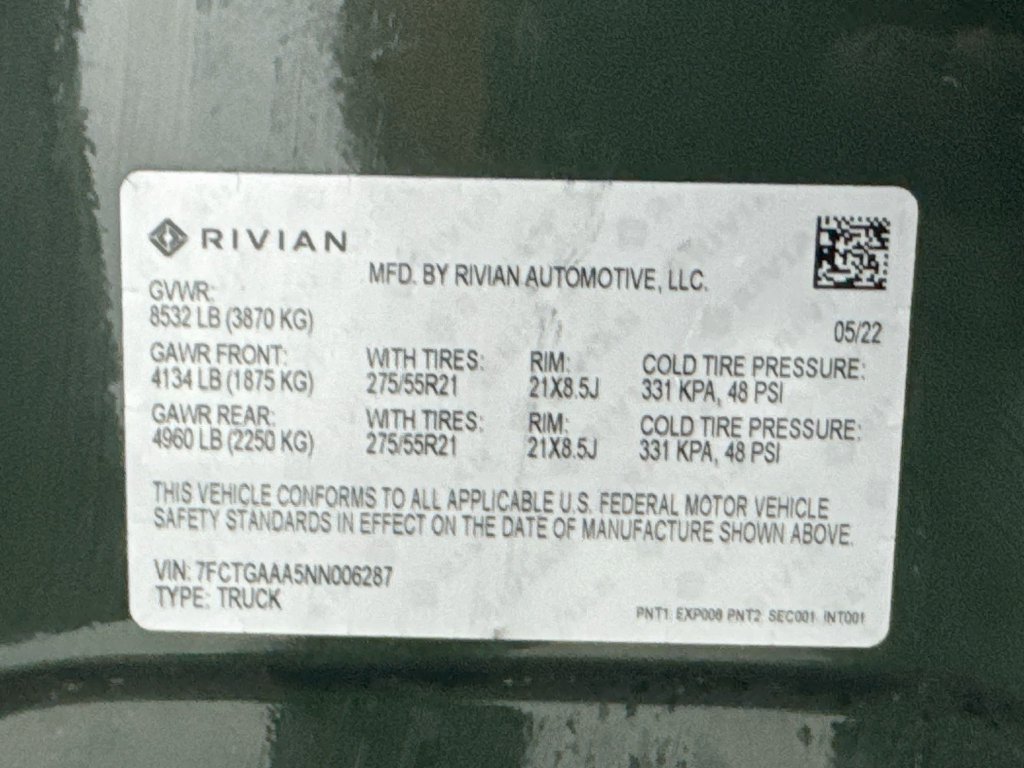 Used 2022 Rivian R1T Adventure AWD/4WD image 40
