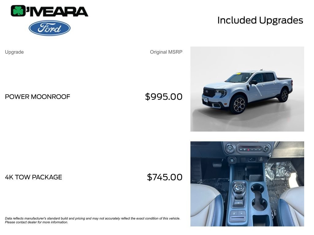 Used 2025 Ford Maverick Lariat w/ 4K Tow Package AWD/4WD image 4