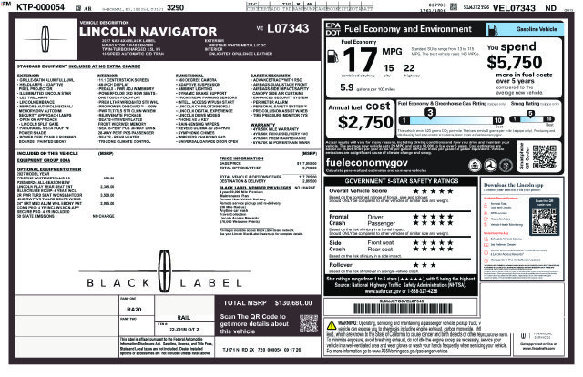 New 2027 Lincoln Navigator Black Label AWD/4WD image 27