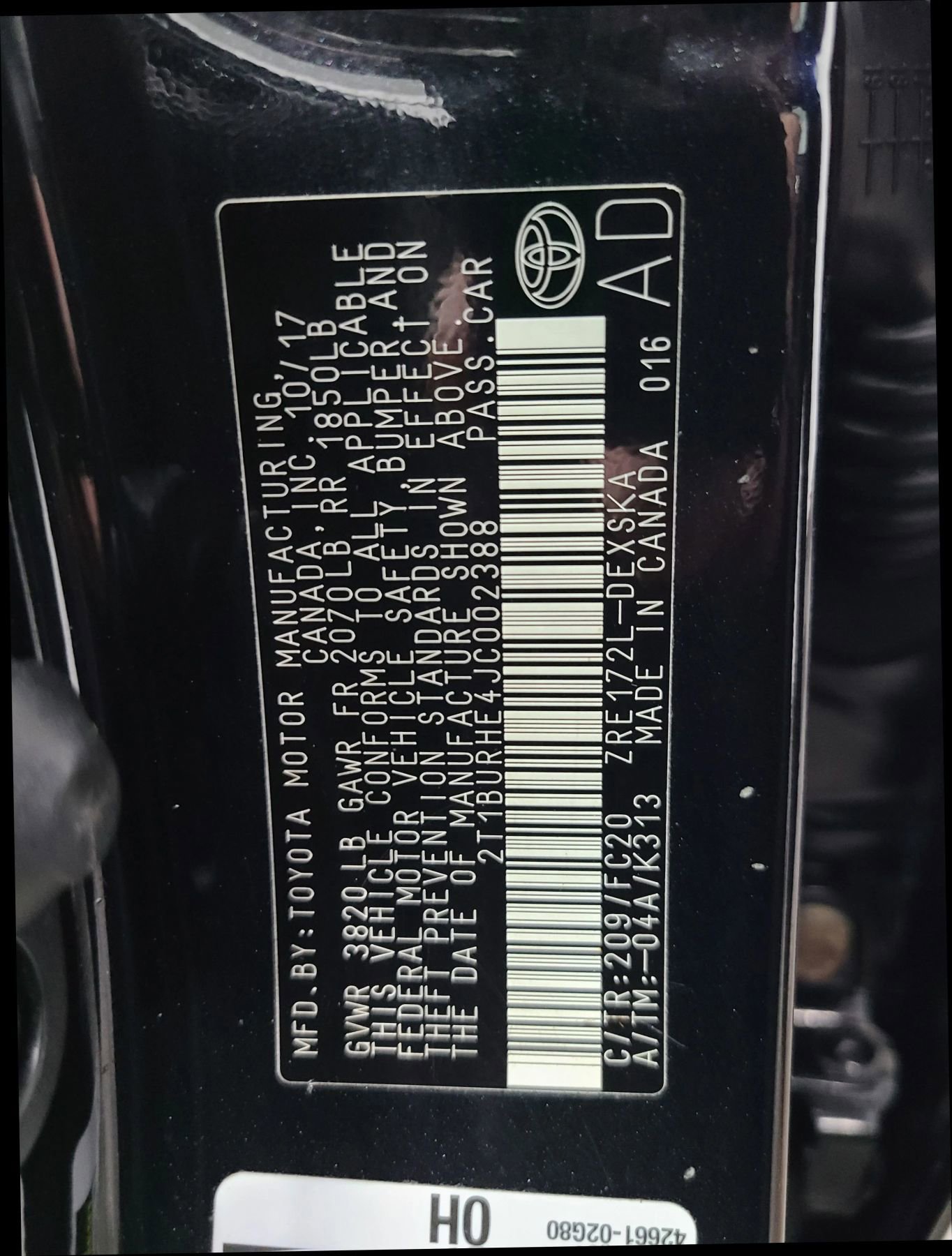 Used 2018 Toyota Corolla SE FWD image 3