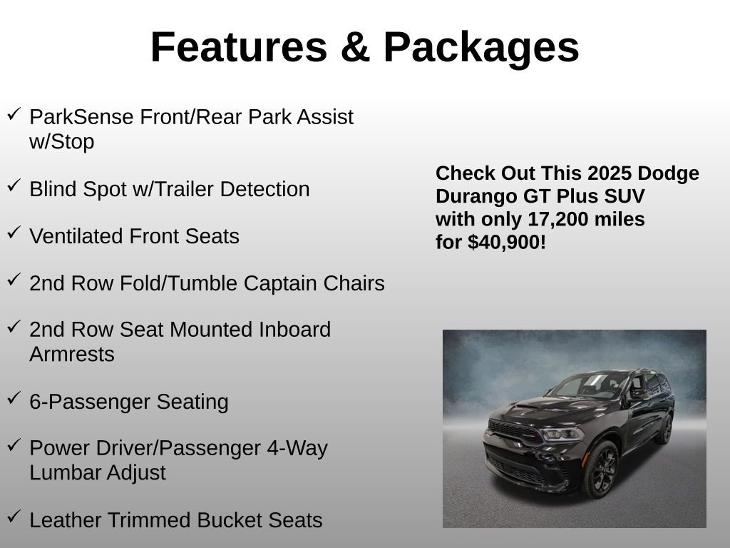 Used 2025 Dodge Durango GT AWD/4WD image 21