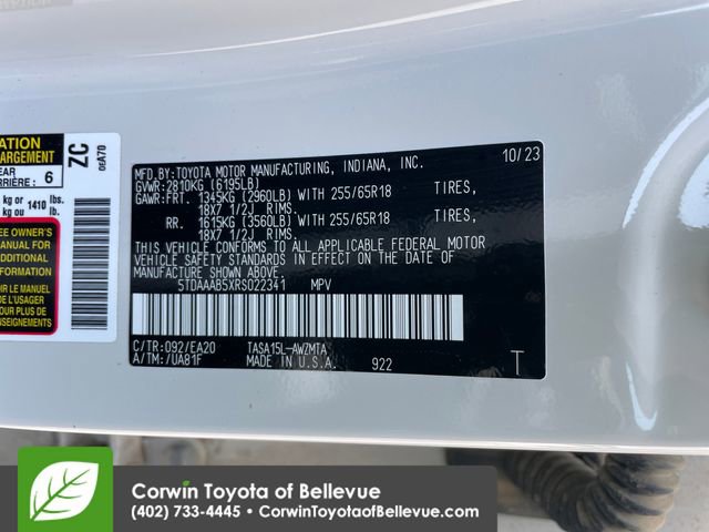 Used 2024 Toyota Grand Highlander AWD image 23