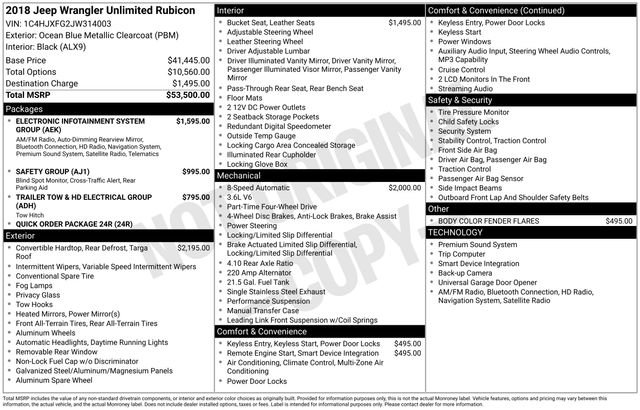 Used 2018 Jeep Wrangler Unlimited Rubicon image 4