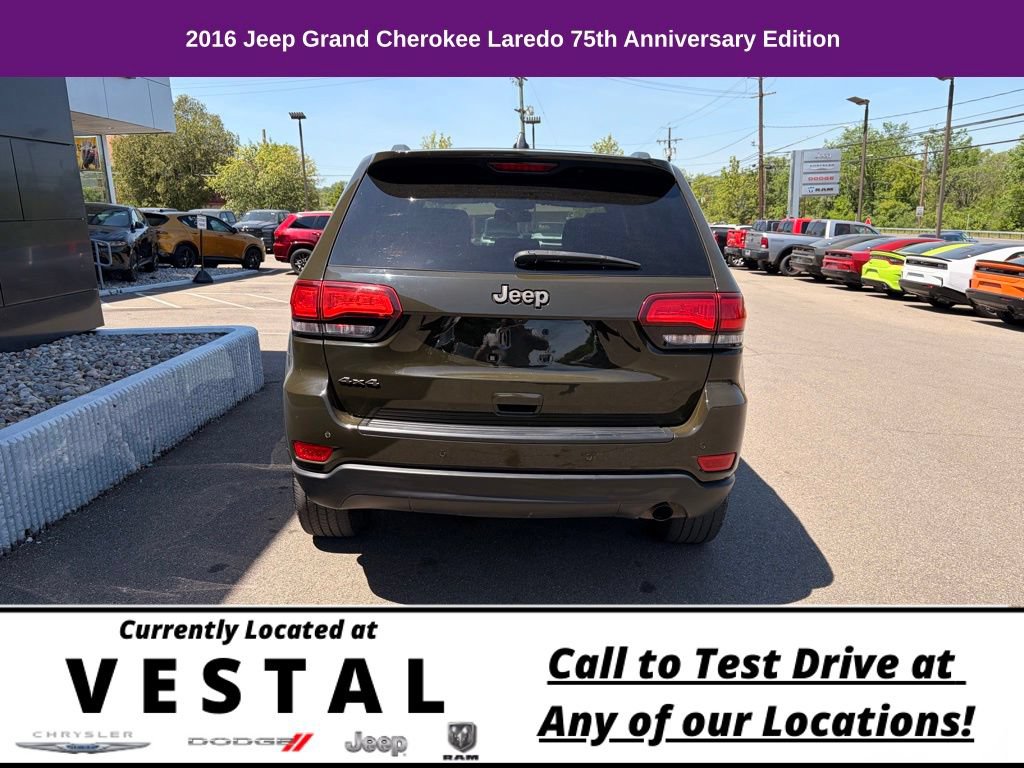 Used 2016 Jeep Grand Cherokee Laredo 75th Anniversary AWD/4WD image 8