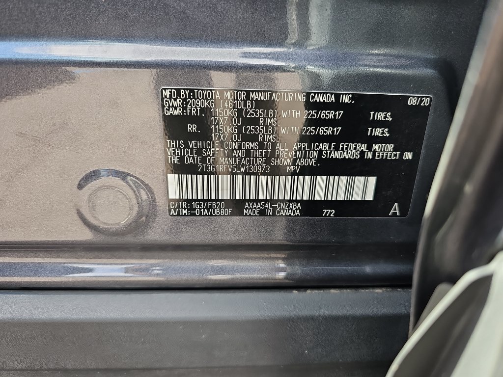 Used 2020 Toyota RAV4 LE w/ All Weather Liner Package AWD/4WD image 32