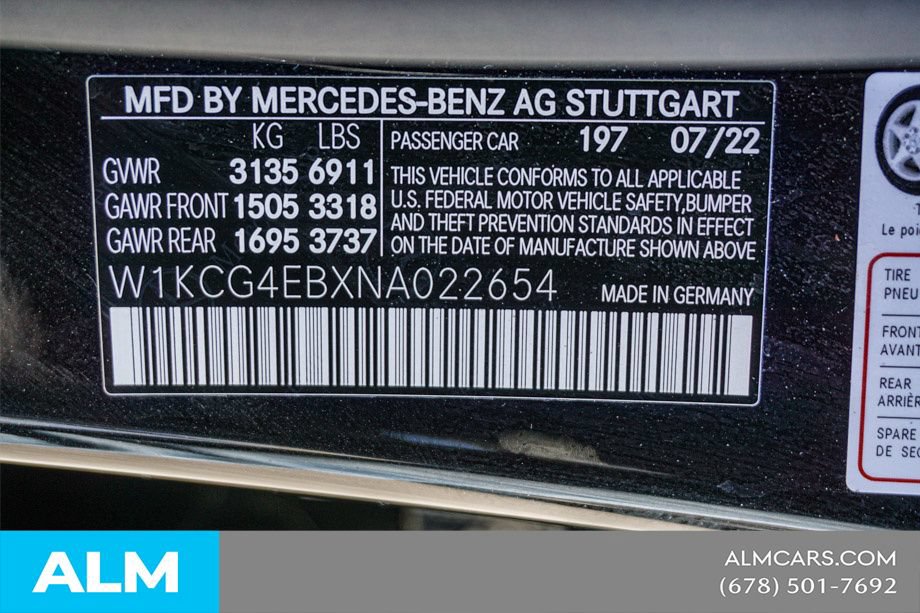 Used 2022 Mercedes-Benz EQS 580 4MATIC Sedan image 58
