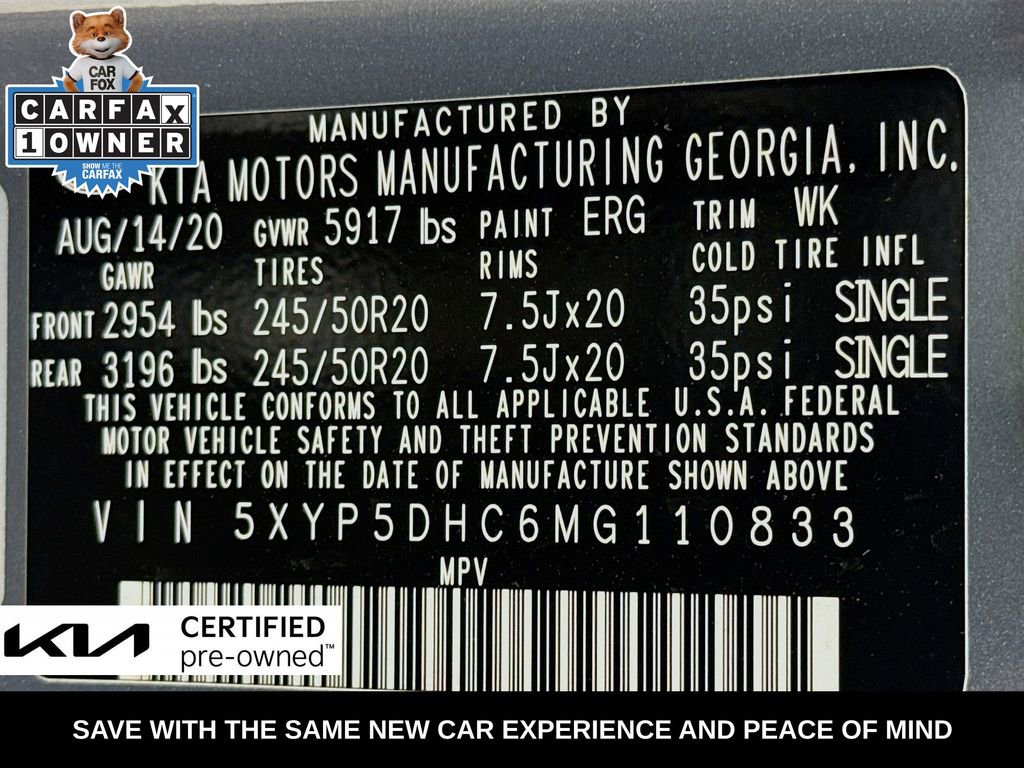 Certified 2021 Kia Telluride SX w/ SX Prestige Package image 43