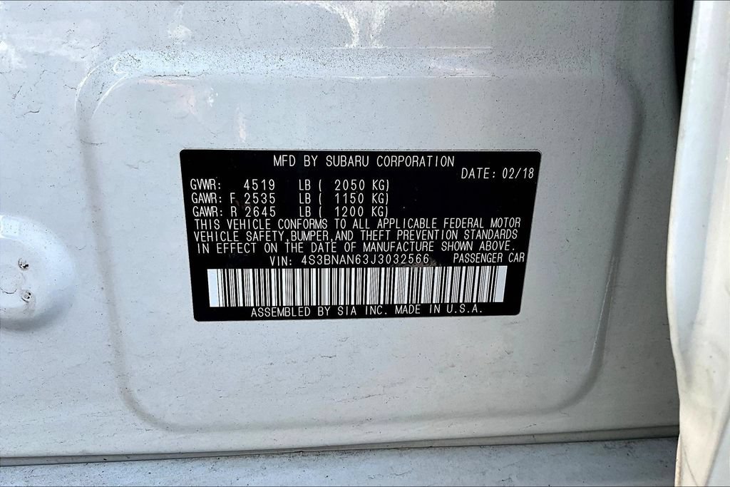 Used 2018 Subaru Legacy 2.5i Limited AWD/4WD image 17