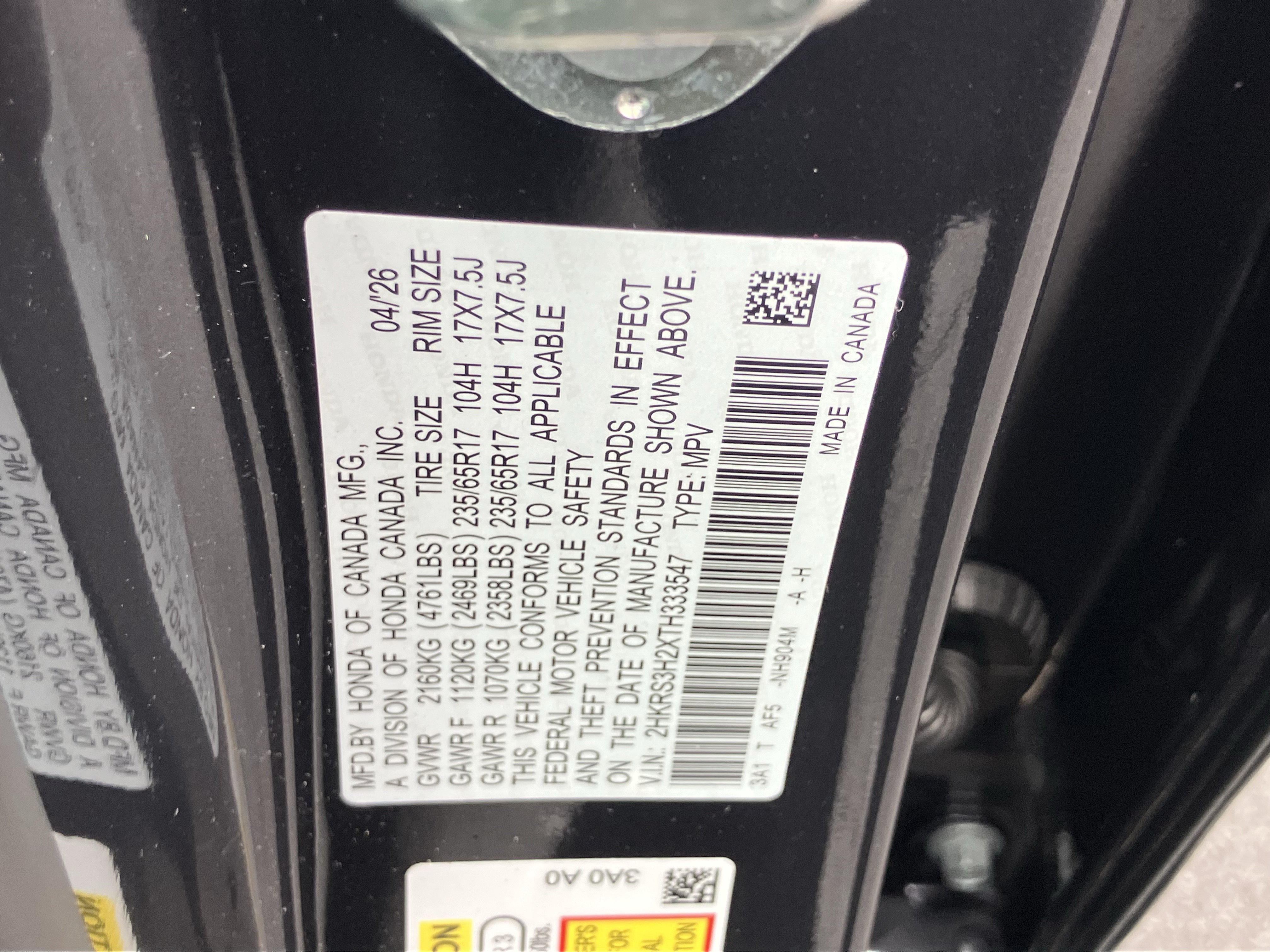 Certified 2026 Honda CR-V LX image 30