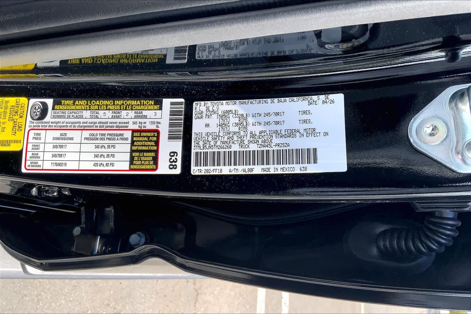 New 2026 Toyota Tacoma SR5 AWD/4WD image 21