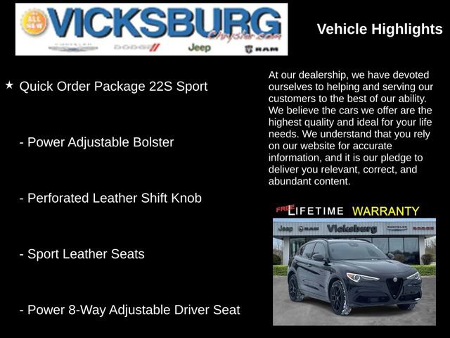 Used 2020 Alfa Romeo Stelvio Ti Sport w/ Quick Order Package 22S Sport image 19