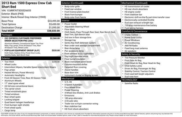 Used 2013 RAM 1500 Express image 3