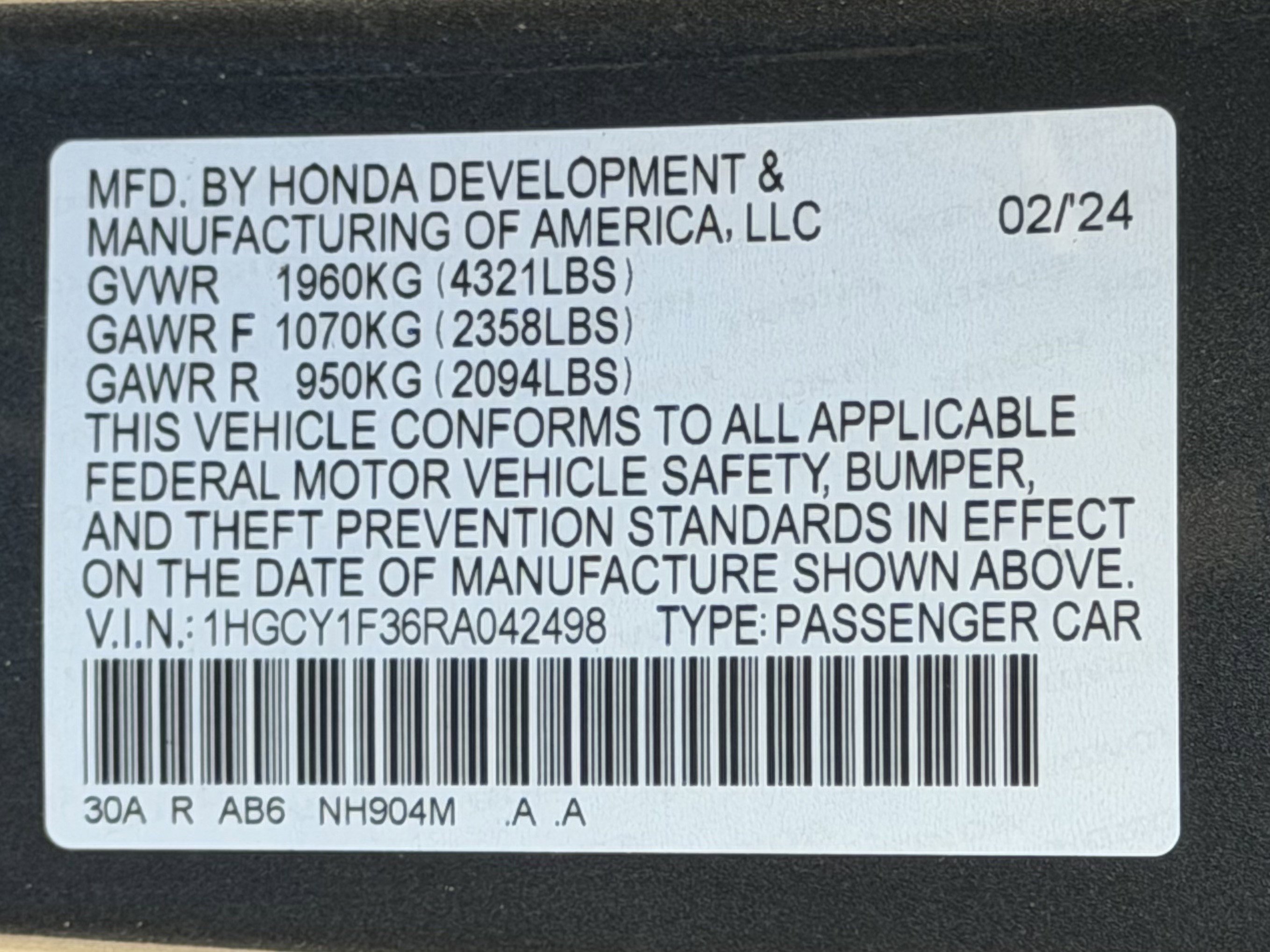 Used 2024 Honda Accord EX image 29