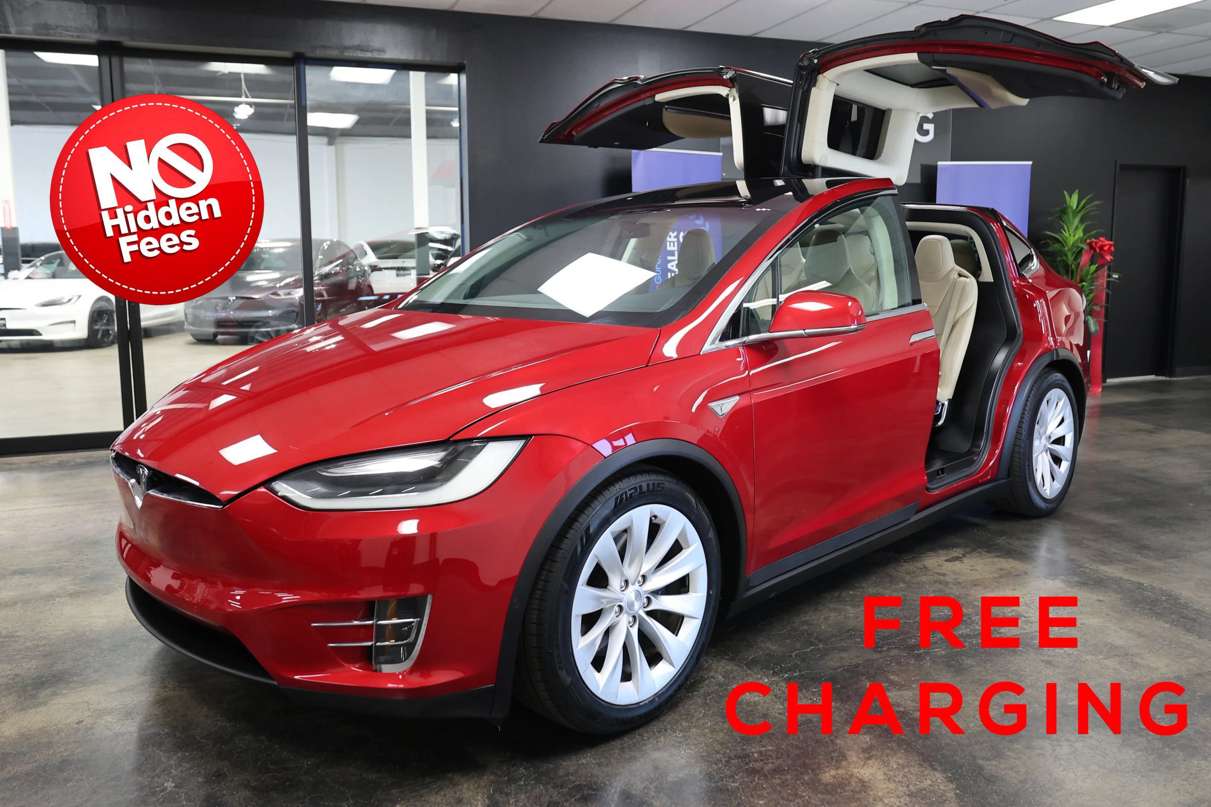 Used 2016 Tesla Model X 90D AWD/4WD image 1