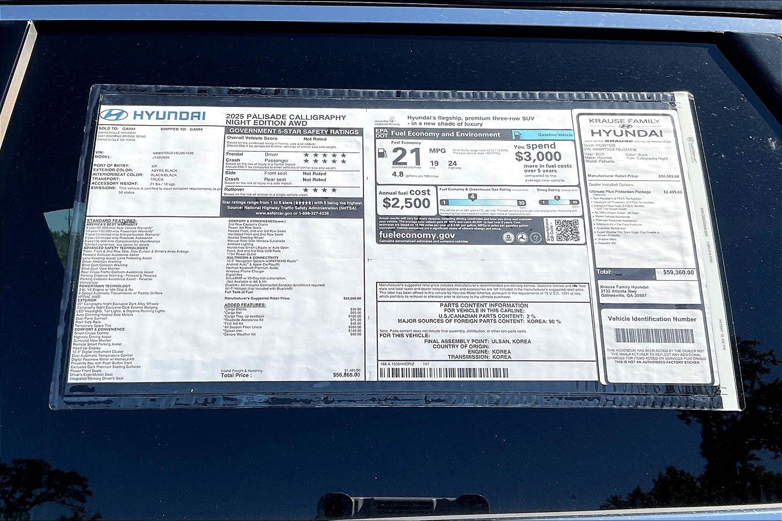 New 2025 Hyundai Palisade Calligraphy image 14