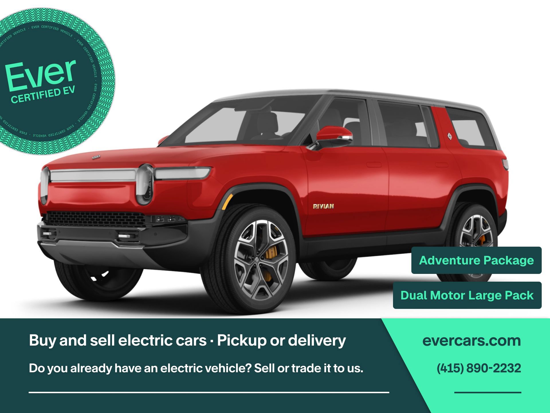Used 2025 Rivian R1S Adventure Dual AWD/4WD image 1
