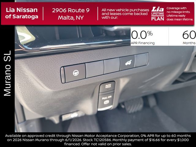 New 2026 Nissan Murano SL AWD/4WD image 16