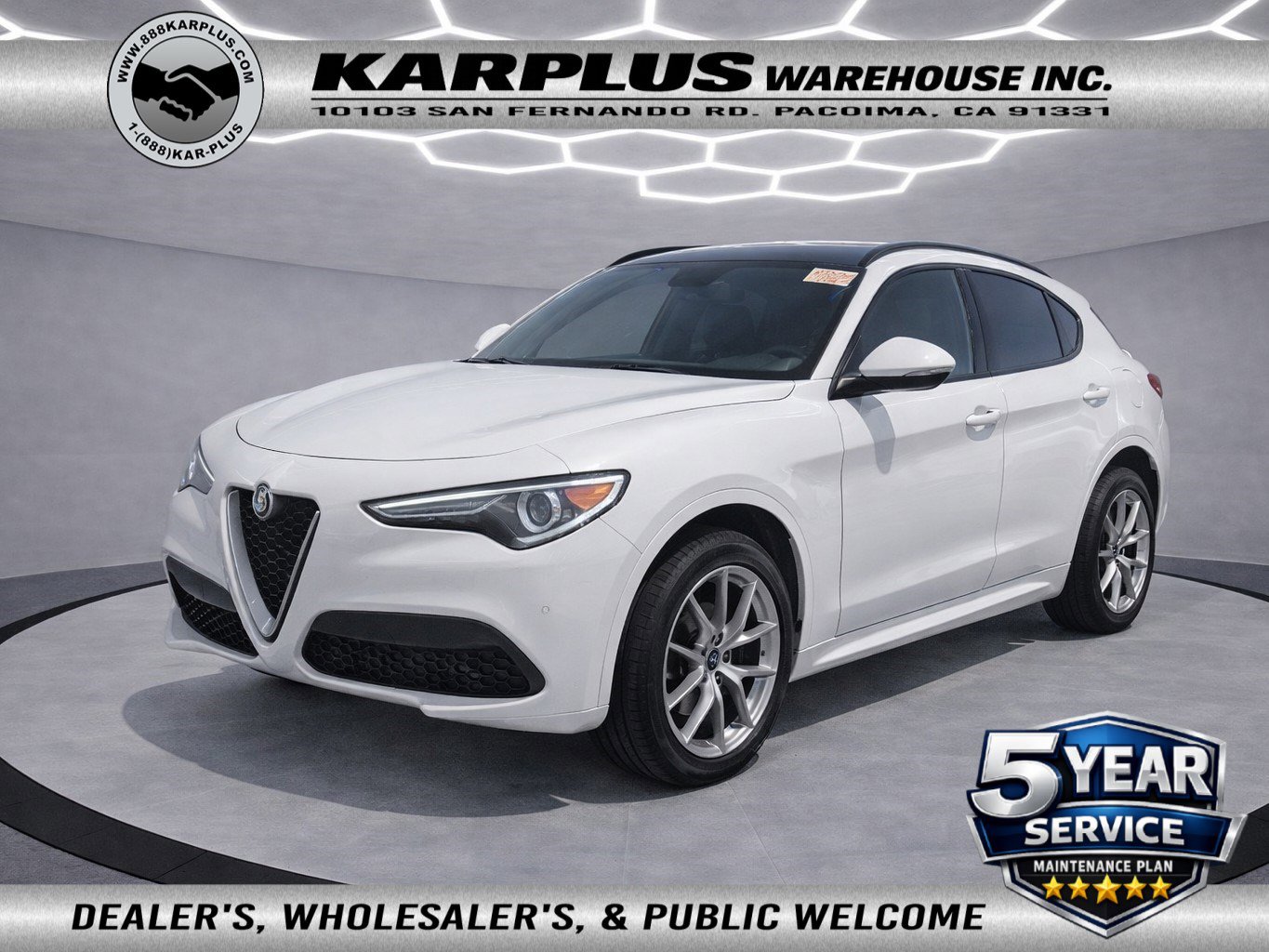 Used 2020 Alfa Romeo Stelvio Ti Sport w/ Quick Order Package 22S Sport image 1