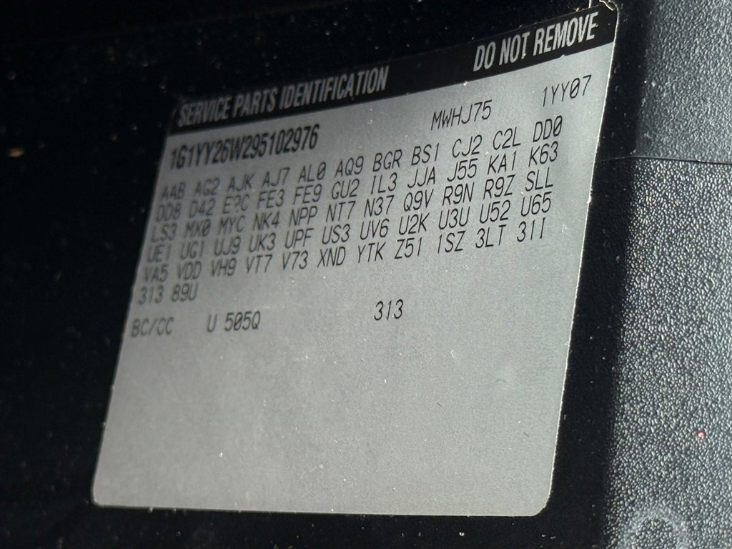 Used 2009 Chevrolet Corvette Coupe w/ Preferred Equipment Group image 51