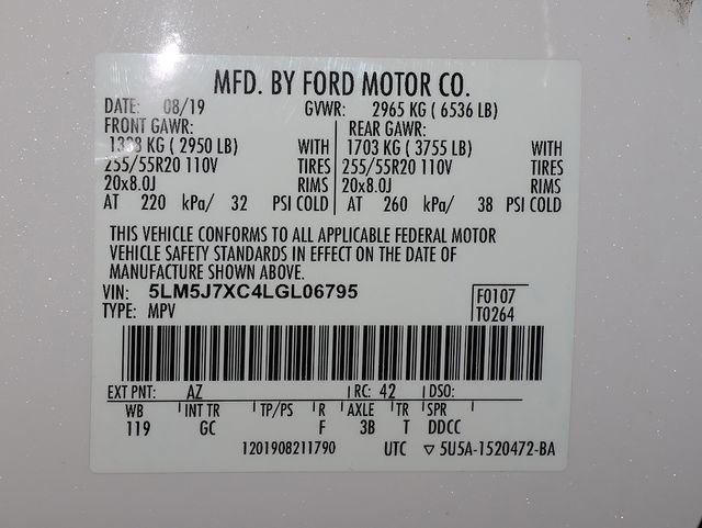 Used 2020 Lincoln Aviator Reserve w/ Equipment Group 201A AWD/4WD image 42