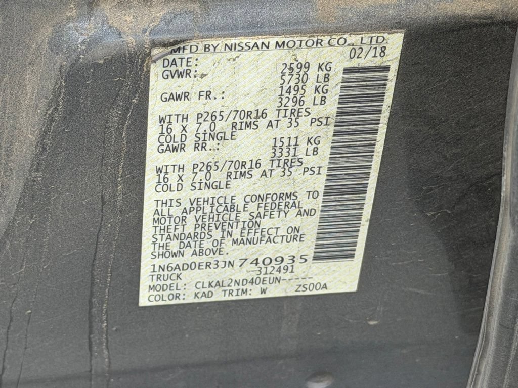 Used 2018 Nissan Frontier SV RWD image 22