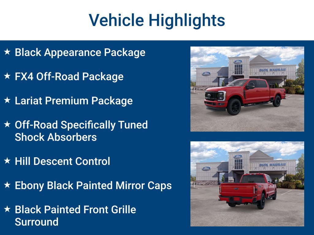 New 2026 Ford F250 Lariat w/ Black Appearance Package AWD/4WD image 3