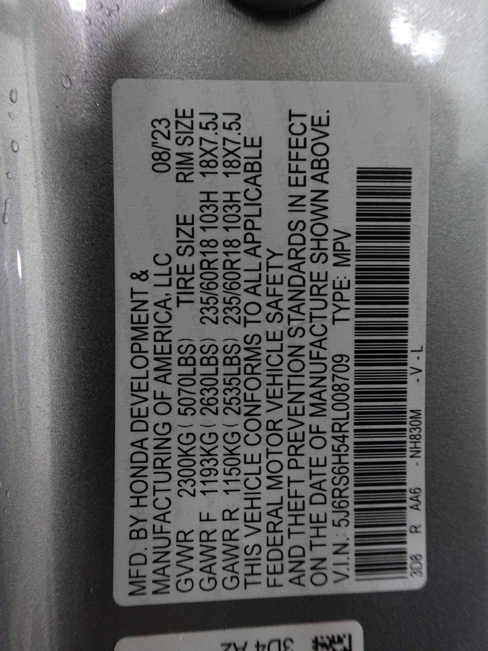 Certified 2024 Honda CR-V Sport image 30