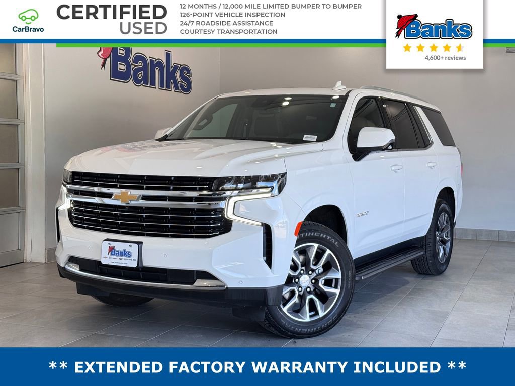 Certified 2023 Chevrolet Tahoe LT w/ Luxury Package AWD/4WD image 1