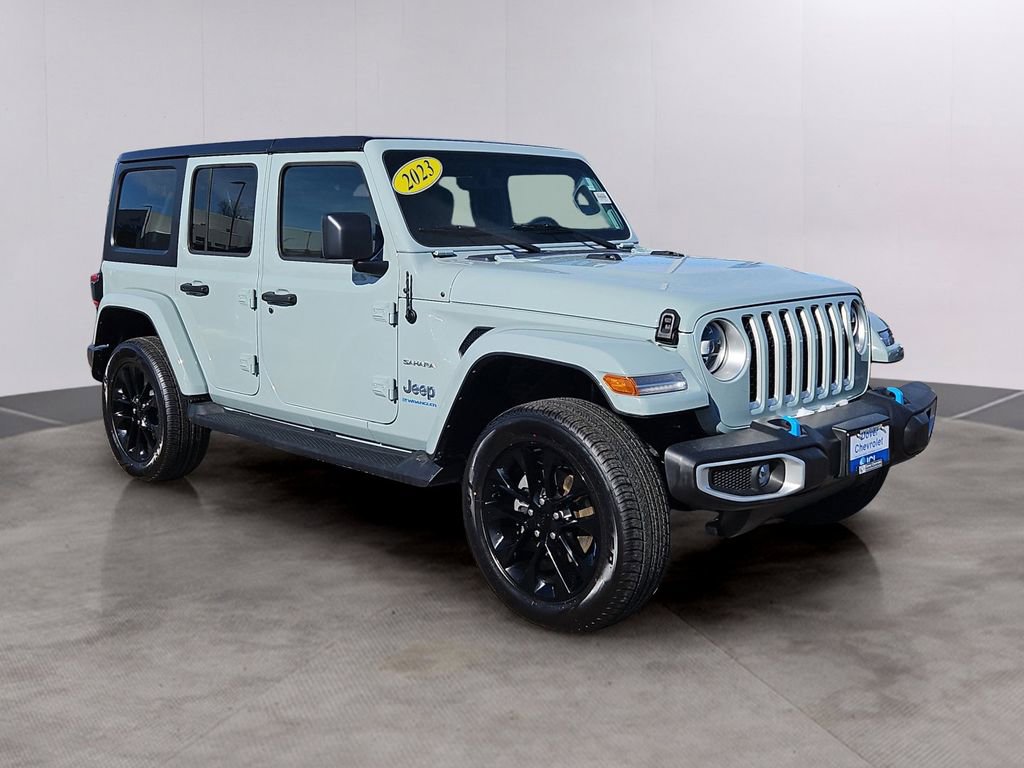 Used 2023 Jeep Wrangler Sahara w/ Dual Top Group image 3