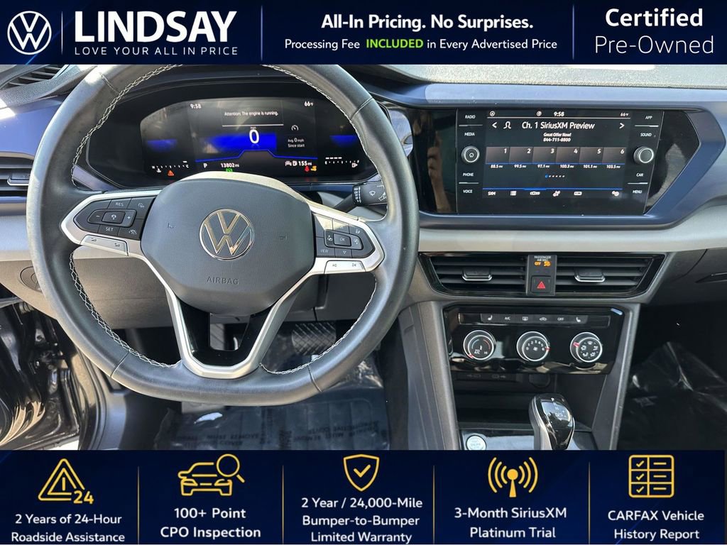 Used 2023 Volkswagen Taos SE w/ Panoramic Sunroof Package FWD image 11