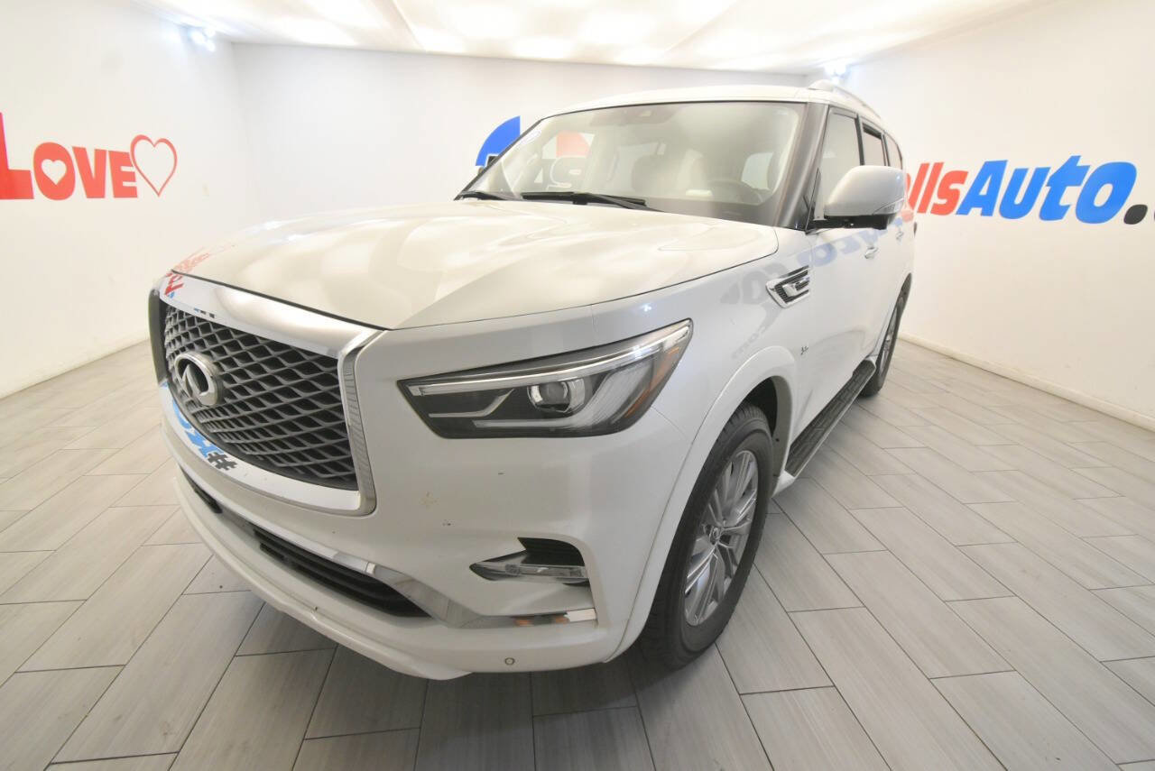 Used 2019 INFINITI QX80 Luxe w/ All-Season Package AWD/4WD video 1