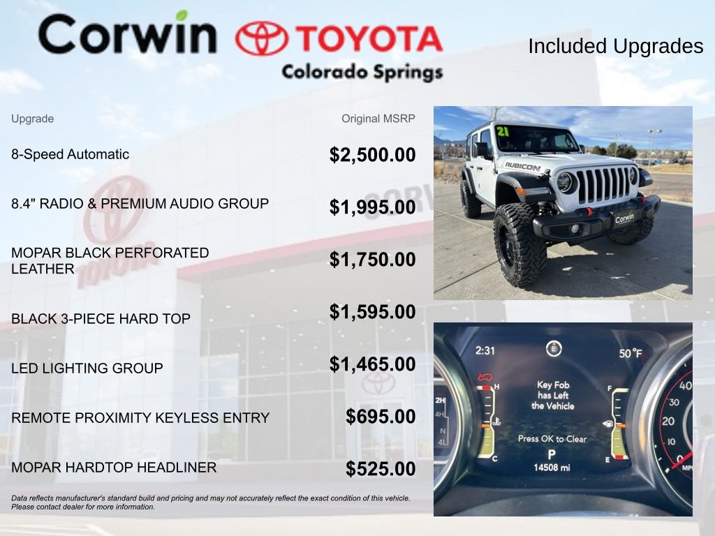 Used 2021 Jeep Wrangler Unlimited Rubicon image 4