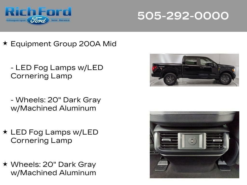 Certified 2025 Ford F150 STX w/ Equipment Group 200A AWD/4WD image 24