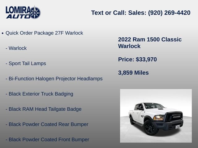 Used 2022 RAM 1500 Warlock AWD/4WD image 8