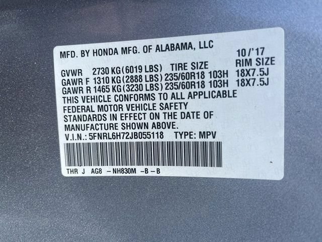Used 2018 Honda Odyssey EX-L image 7