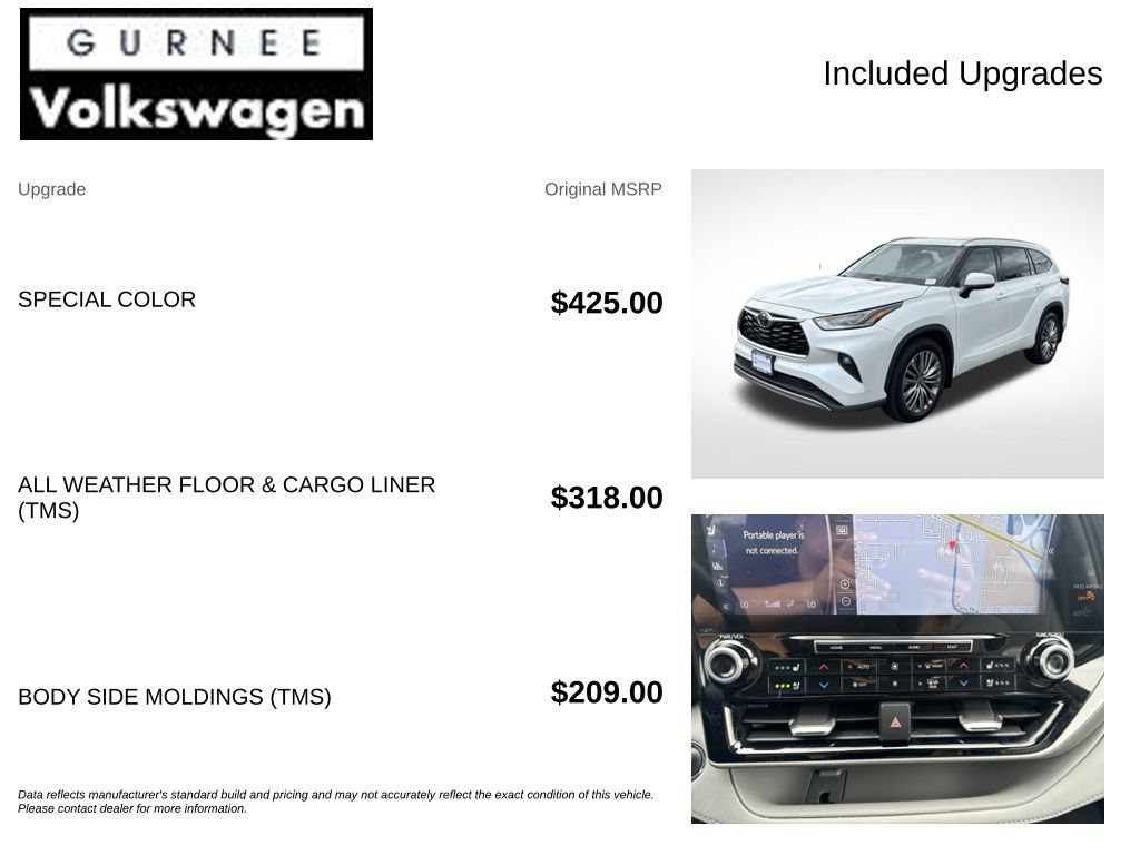 Used 2022 Toyota Highlander Platinum AWD/4WD image 4