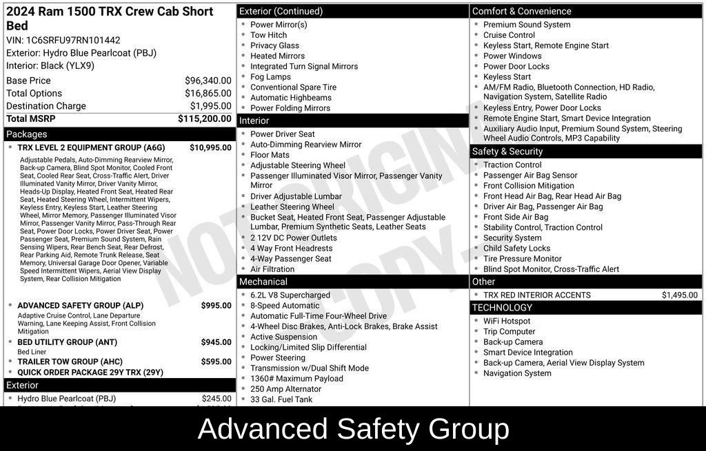 Used 2024 RAM 1500 TRX w/ TRX Level 2 Equipment Group image 5