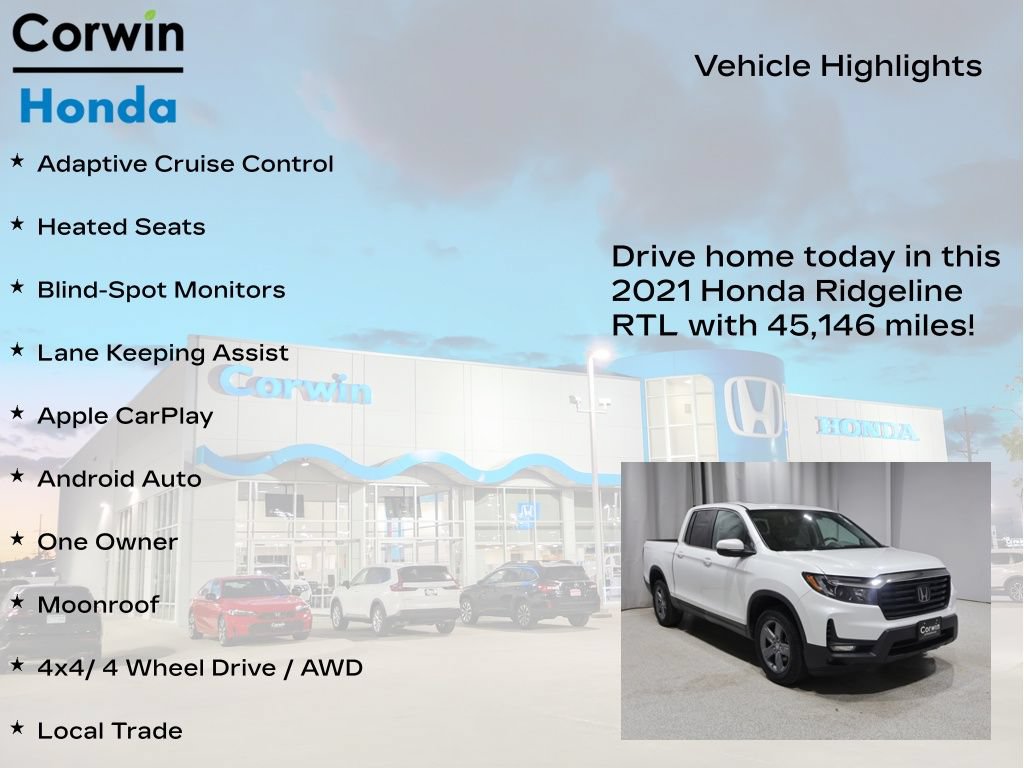 Used 2021 Honda Ridgeline RTL image 6