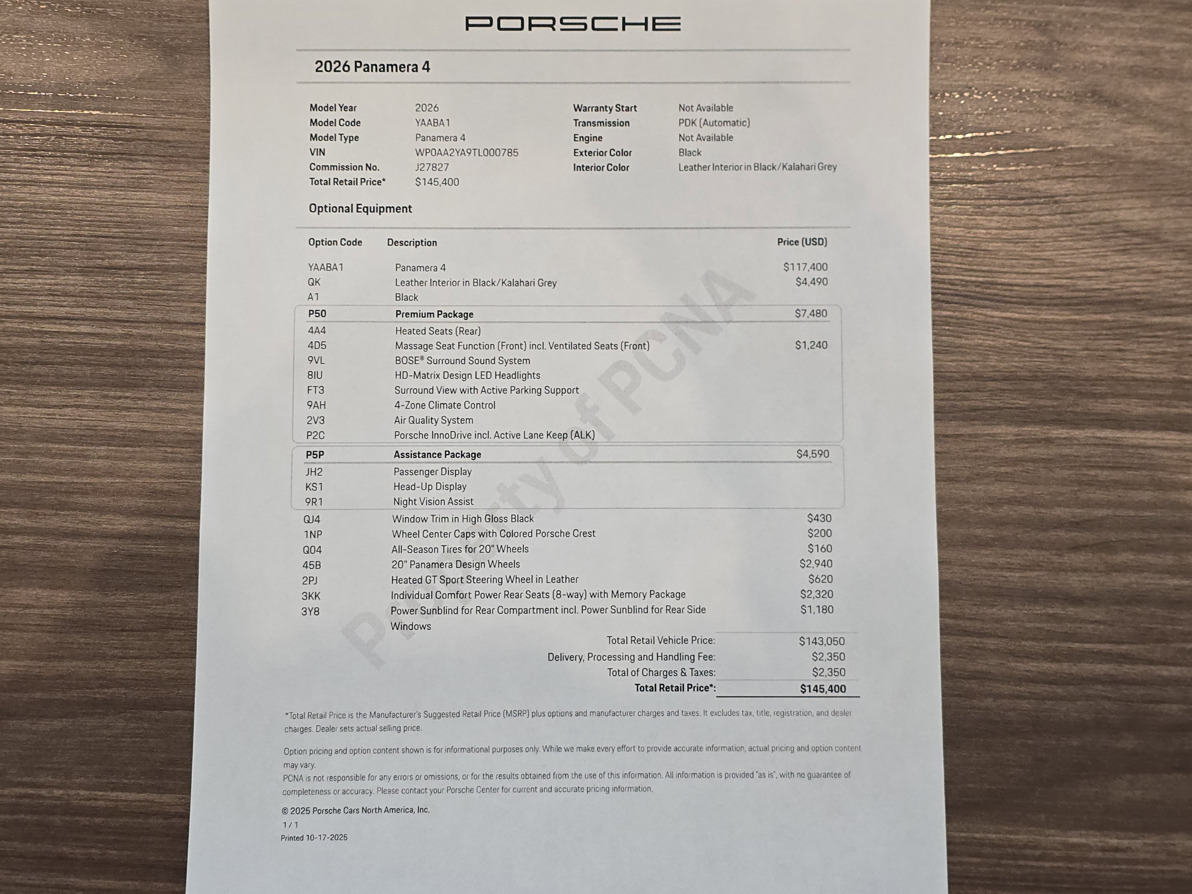 New 2026 Porsche Panamera 4 image 28