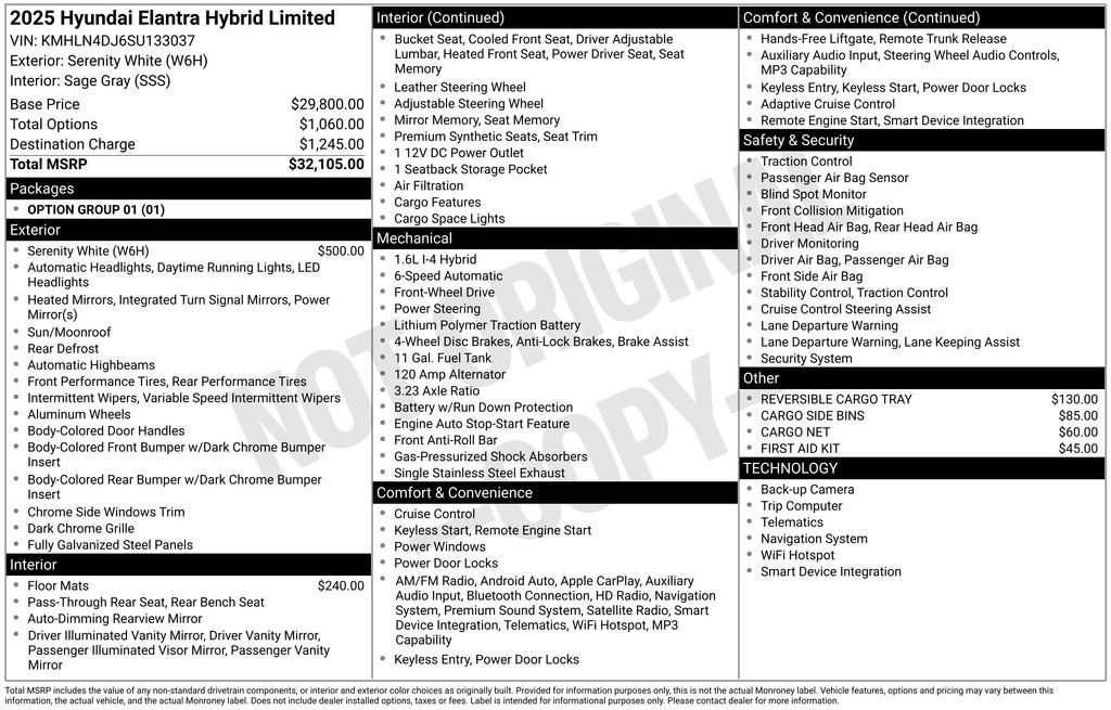 Certified 2025 Hyundai Elantra Limited image 33