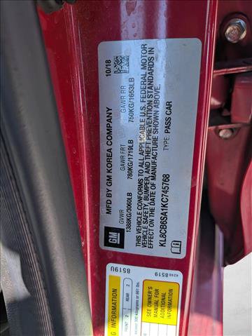 Used 2019 Chevrolet Spark LS FWD image 15