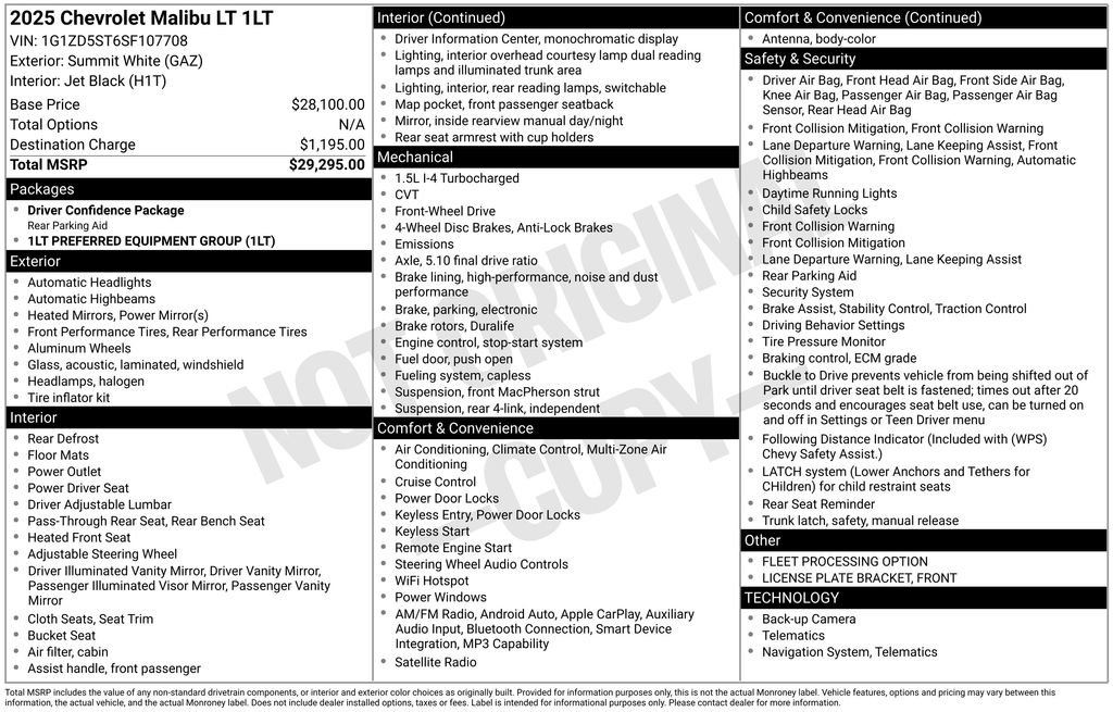 Used 2025 Chevrolet Malibu LT FWD video 3