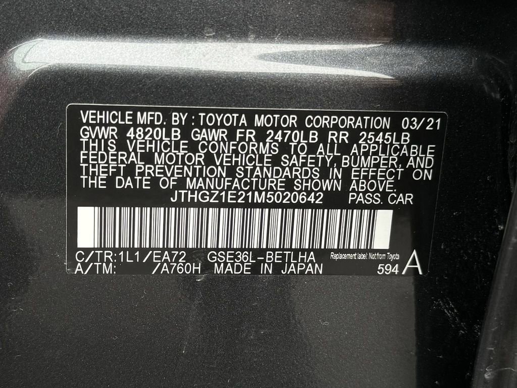 Used 2021 Lexus IS 350 F Sport w/ Accessory Package 2 image 40