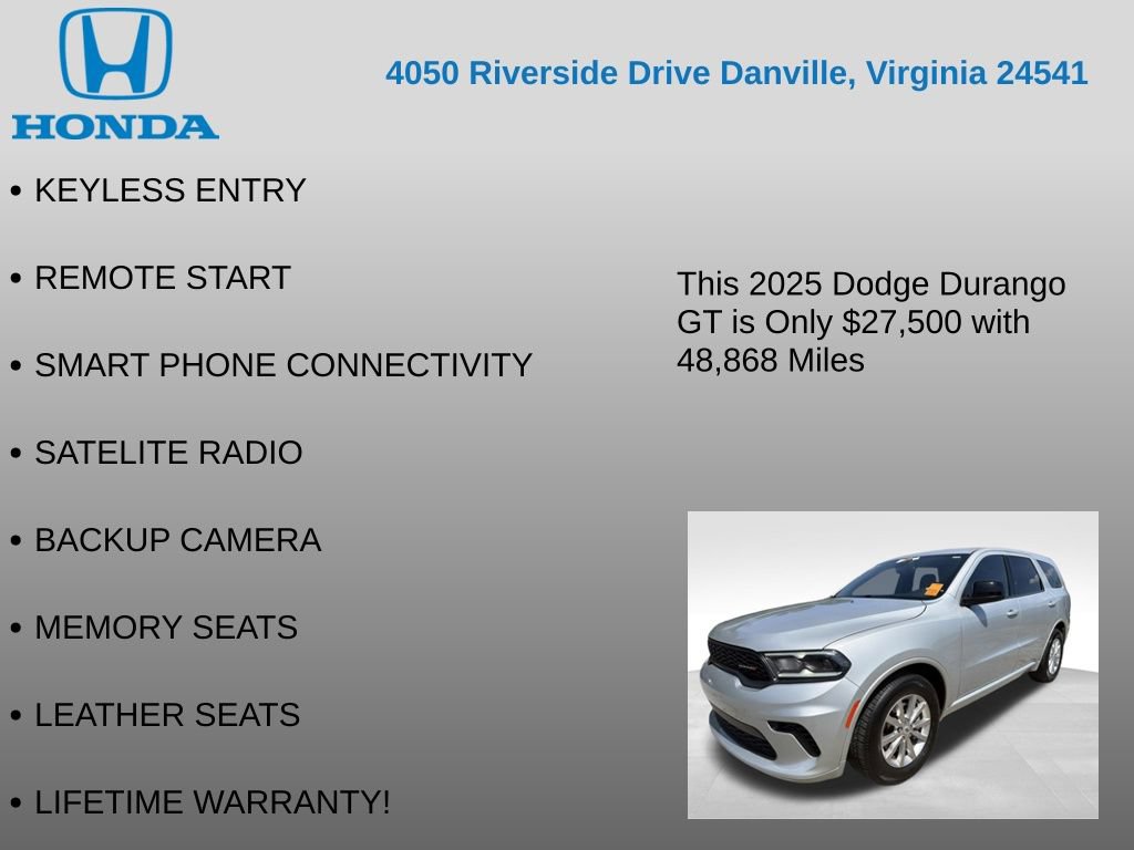 Used 2025 Dodge Durango GT RWD image 7
