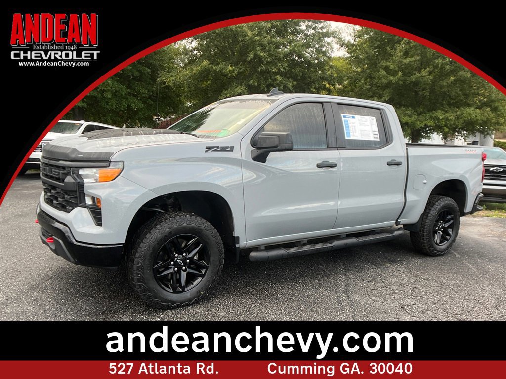 Certified 2024 Chevrolet Silverado 1500 Custom Trail Boss w/ LPO, Dark Essentials Package
