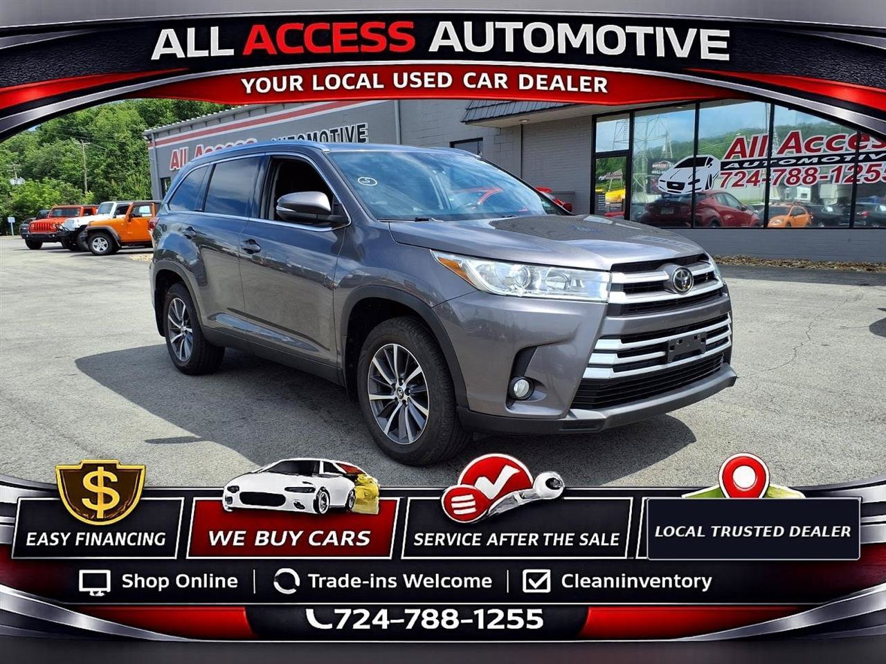 Used 2019 Toyota Highlander XLE AWD/4WD image 2