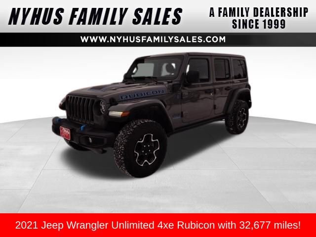 Used 2021 Jeep Wrangler Unlimited Rubicon 4xe w/ Cold Weather Group