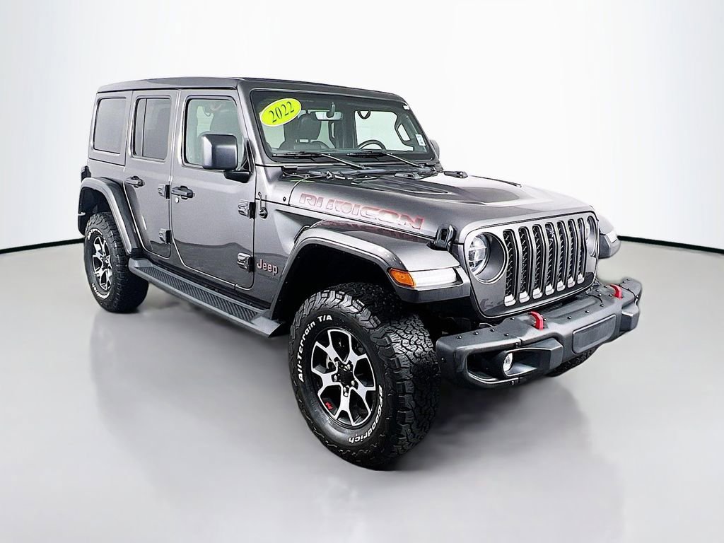 Used 2022 Jeep Wrangler Unlimited Rubicon w/ Steel Bumper Group AWD/4WD image 3