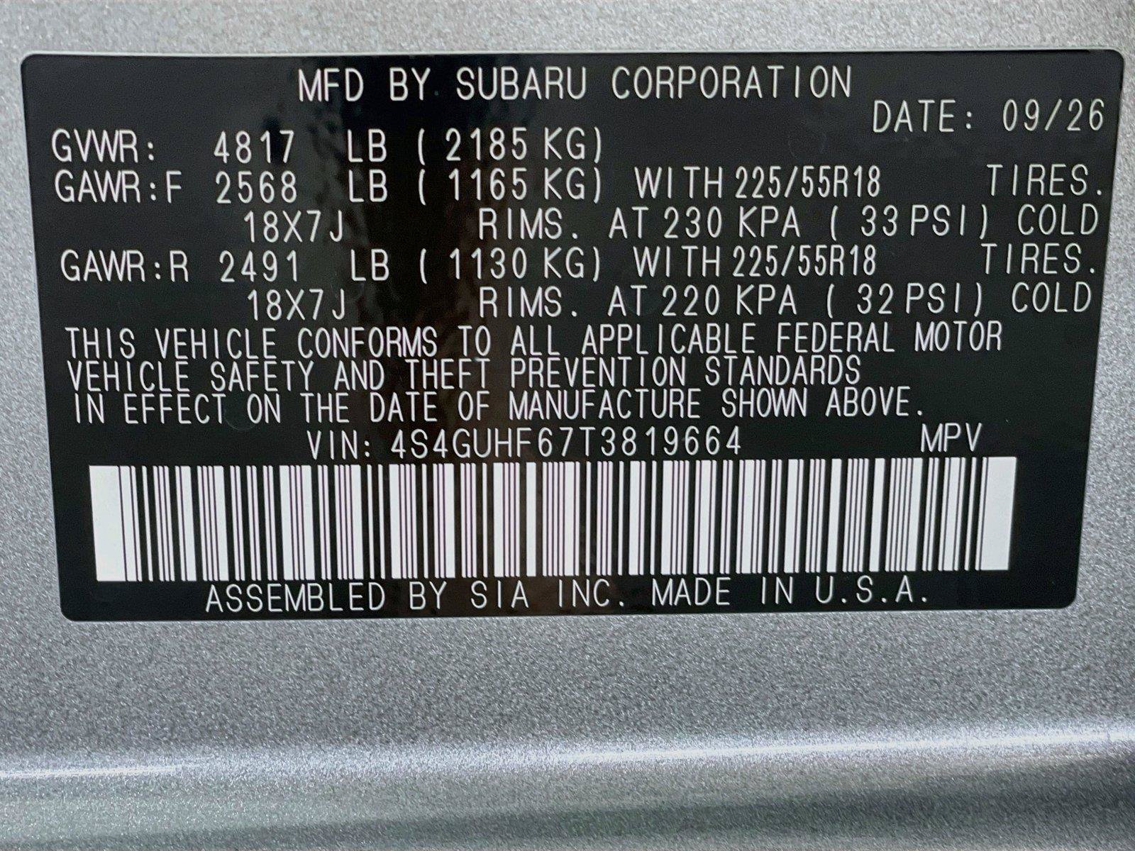 New 2026 Subaru Crosstrek 2.5i Sport AWD/4WD image 19